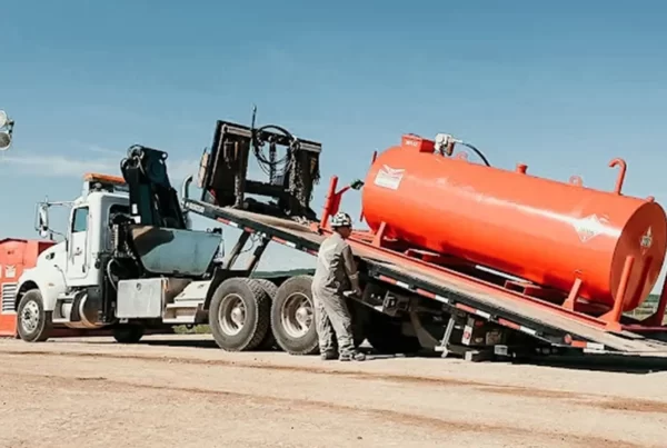 large fuel storage tanks
