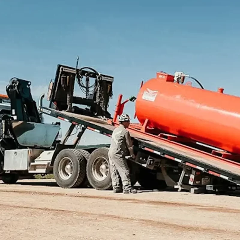 large fuel storage tanks