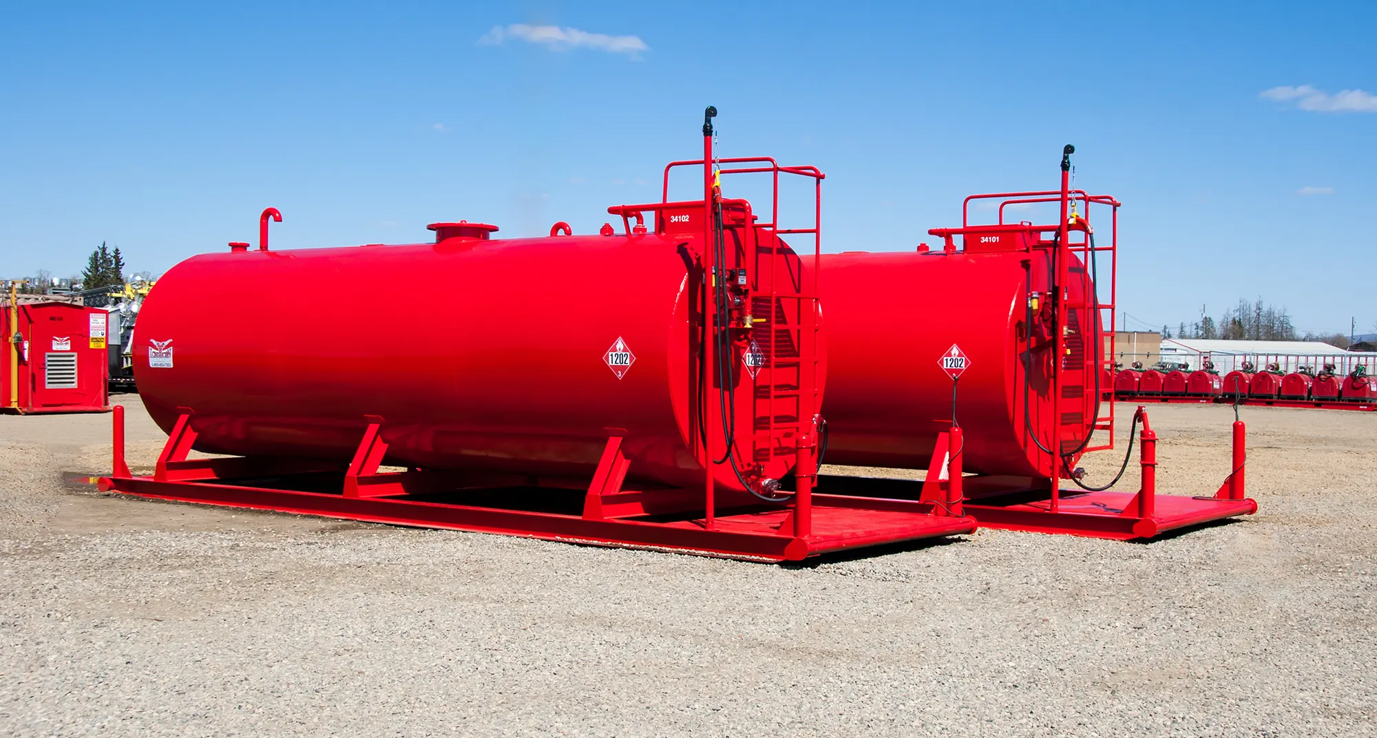 fuel storage tank for oilfield projects